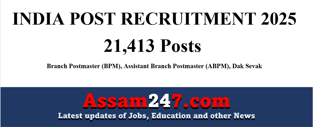 India Post Recruitment 2025 – Apply Online for 21413 Gramin Dak Sevak (GDS) 